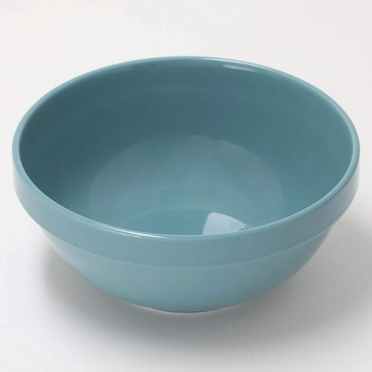 綺麗にスタッキングできるボウル 15cm(DAY Value ミドルターコイズブルー) ニトリ