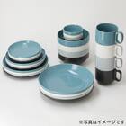 綺麗にスタッキングできるお皿　DAY Valueシリーズ　ライトグレー色5点セット 3枚目画像