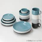 綺麗にスタッキングできるお皿 DAY Valueシリーズ ライトグレー色5点セット 3枚目画像