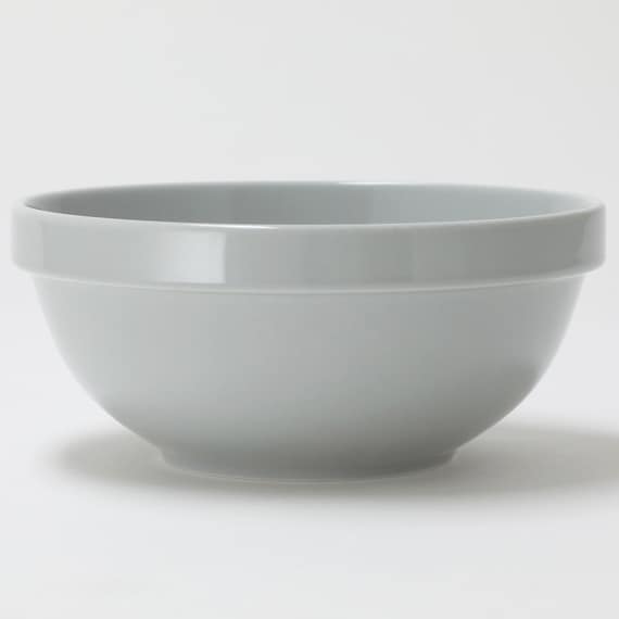 綺麗にスタッキングできるお皿 DAY Valueシリーズ ライトグレー色5点セット 6枚目画像