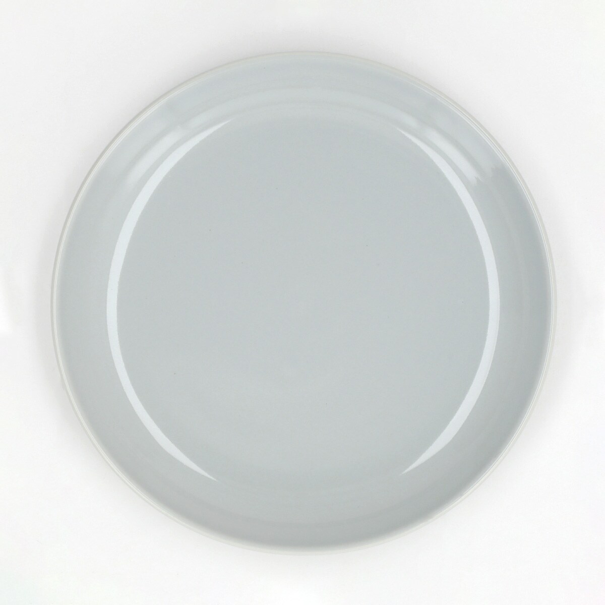 綺麗にスタッキングできるお皿 DAY Valueシリーズ ライトグレー色5点