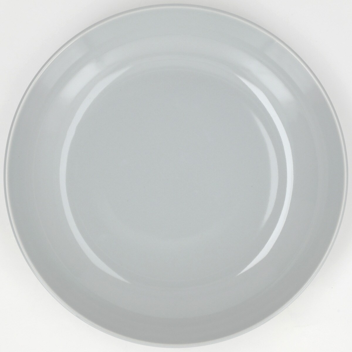 綺麗にスタッキングできるお皿 DAY Valueシリーズ ライトグレー色5点