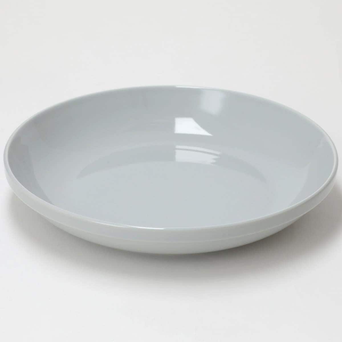 セラミック製浅皿 ライトグレー 綺麗にスタッキングできる深皿 23cm(DAY Value ライトグレー) | ニトリ