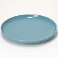 綺麗にスタッキングできるお皿 21cm(DAY Value ミドルターコイズブルー)