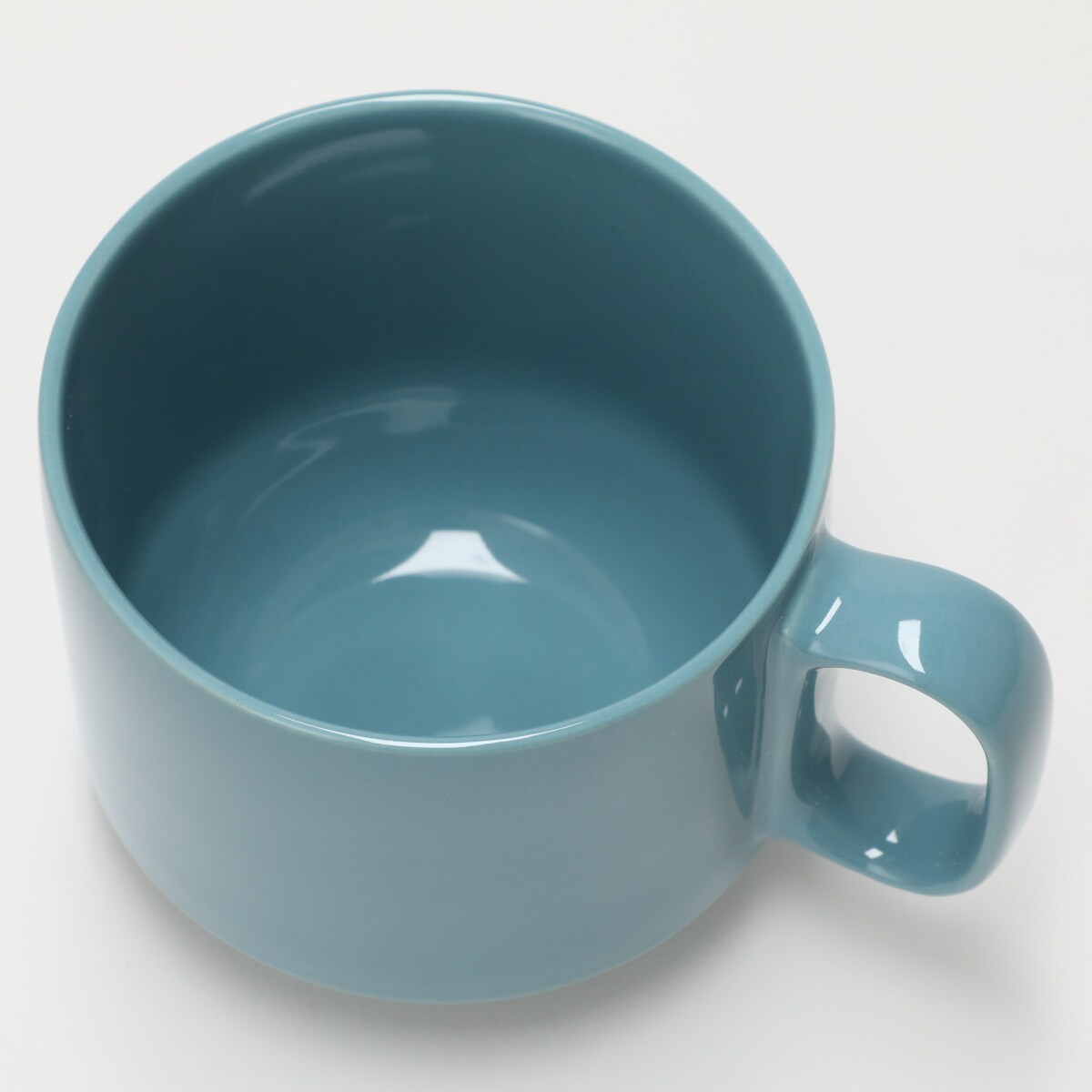 綺麗にスタッキングできるマグ Day Value ミドルターコイズブルー 通販 ニトリネット 公式 家具 インテリア通販