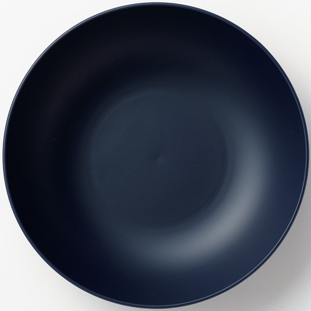 楽に洗える両面撥水 丸深プレート(18cm ネイビー) | ニトリネット