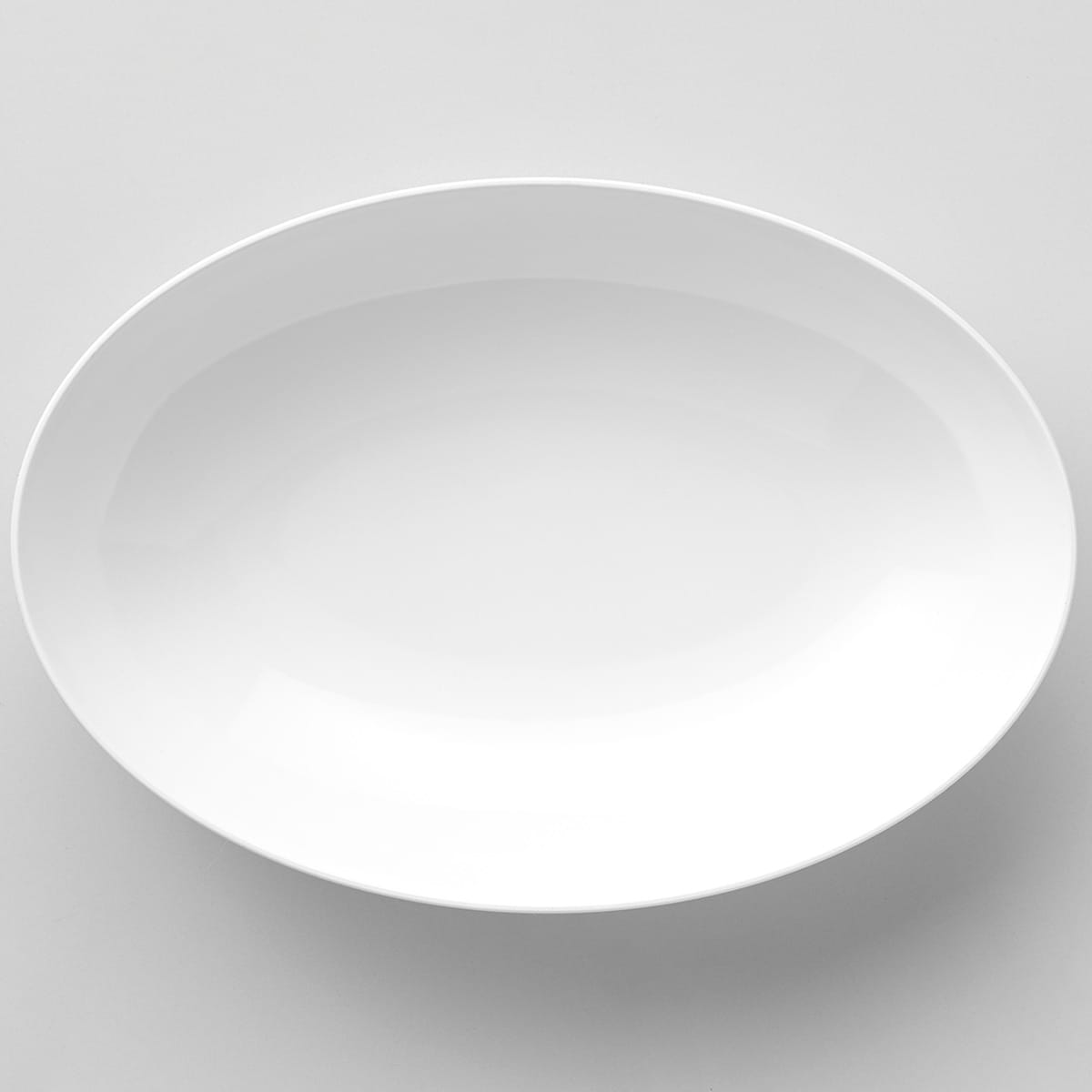 楽に洗える両面撥水 オーバルボウル(ホワイト) | ニトリネット【公式