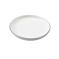 ボーンチャイナ 丸皿(シルバーライン 15cm BC013)