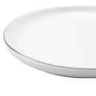 ボーンチャイナ 丸皿(シルバーライン 24cm BC013) 5枚目画像