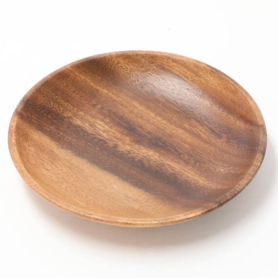 13cmラウンドプレートG(アカシア) 1枚目画像