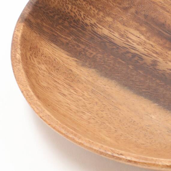 13cmラウンドプレートG(アカシア) 4枚目画像