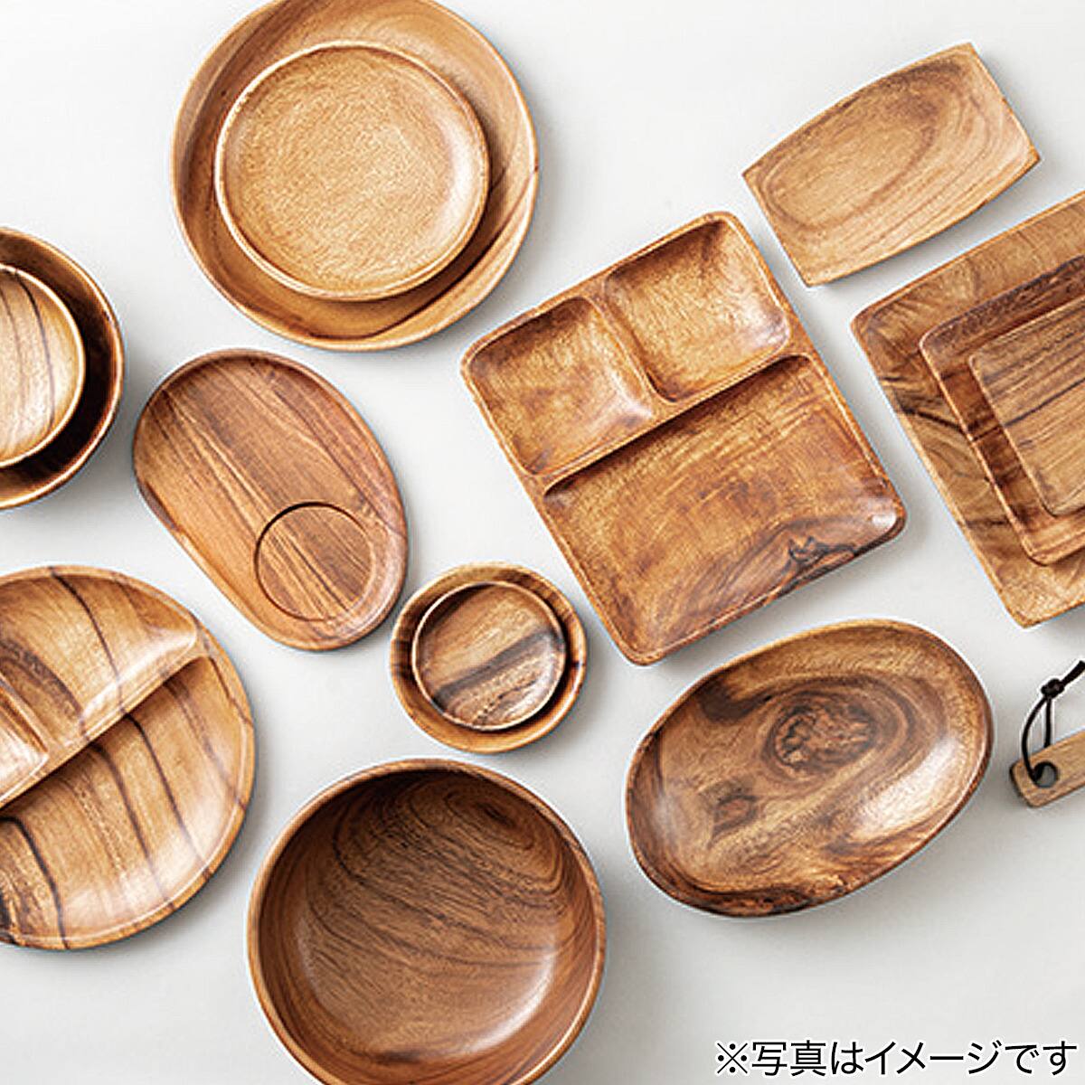 13cmラウンドプレートG(アカシア) | ニトリネット【公式】 家具