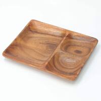 食器】アカシア ラウンドボード（木製）5枚 密