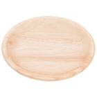 木製丸皿(ラバー 12cm VD) 1枚目画像