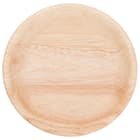 木製丸皿(ラバー 12cm VD) 4枚目画像