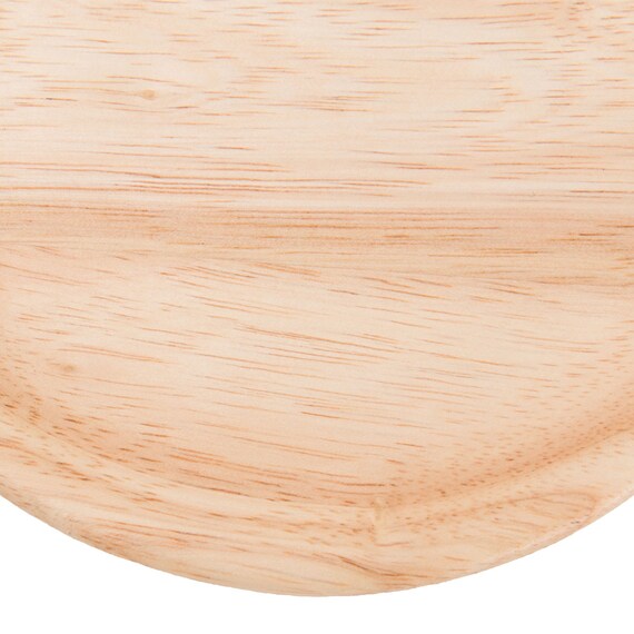 木製丸皿(ラバー 12cm VD) 6枚目画像