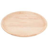 木製丸皿(ラバー 18cm VD)