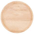 木製丸皿(ラバー 18cm VD) 4枚目画像