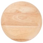木製丸皿(ラバー 18cm VD) 5枚目画像