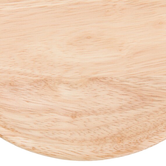 木製丸皿(ラバー 18cm VD) 6枚目画像