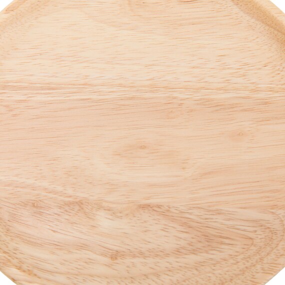 木製丸皿(ラバー 18cm VD) 8枚目画像