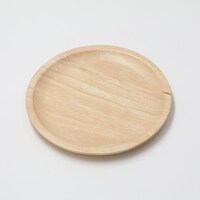 木製丸皿(18cm ラウンドプレート ラバー) ニトリ