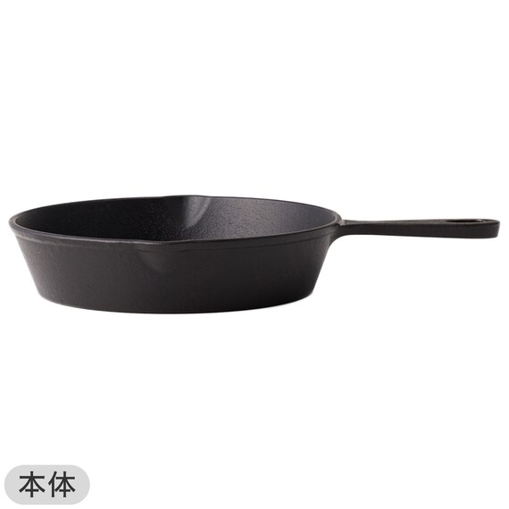 【2点セット】IH・ガス火 深型スキレット鍋 19cm+ハンドルカバー(インフィ NV) 3枚目画像