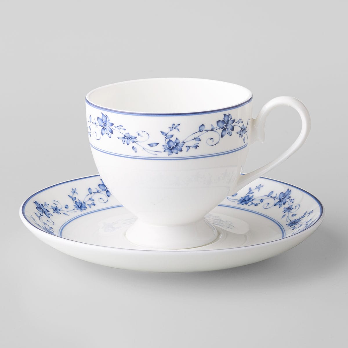 ボーンチャイナ カップ&ソーサー(LD-Bブルーブロッサム)