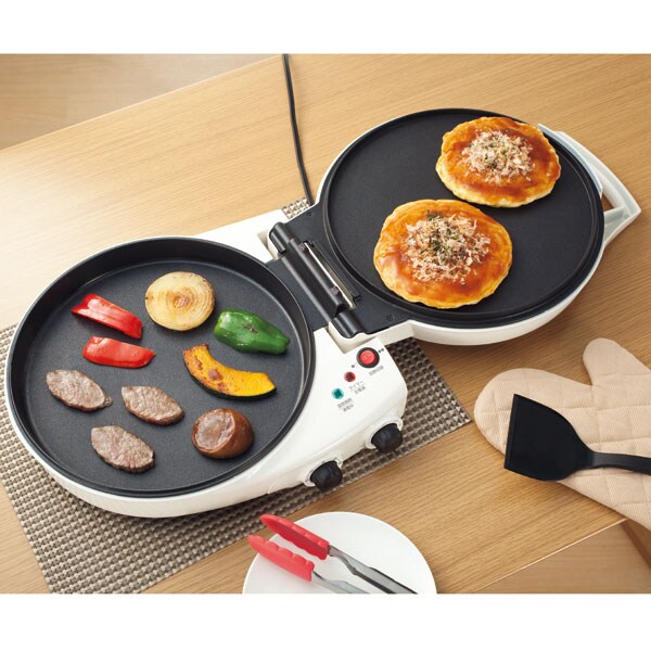 丸型ダブルホットプレート リバースan3213 通販 ニトリネット 公式