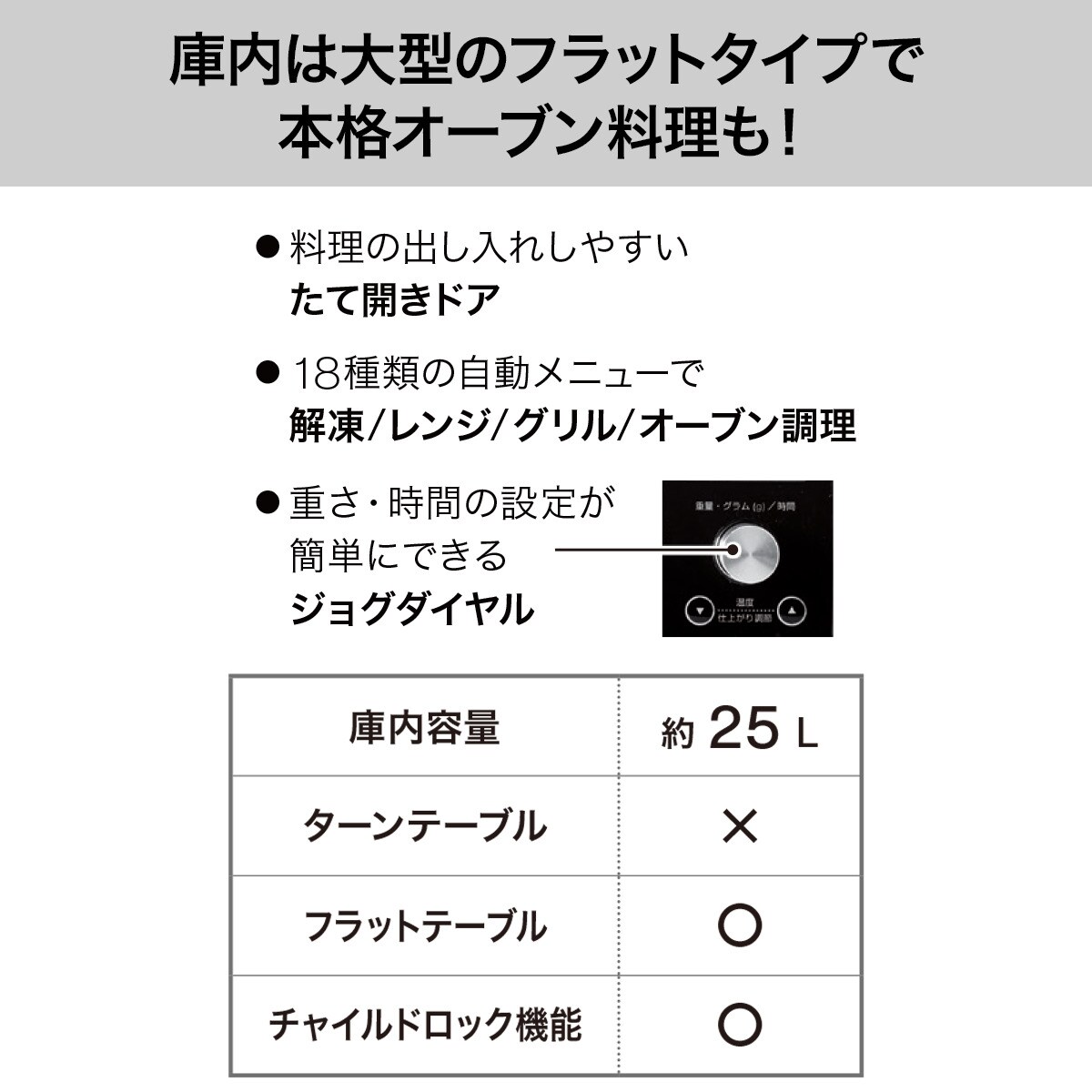 ニトリ　フラットオーブンレンジ