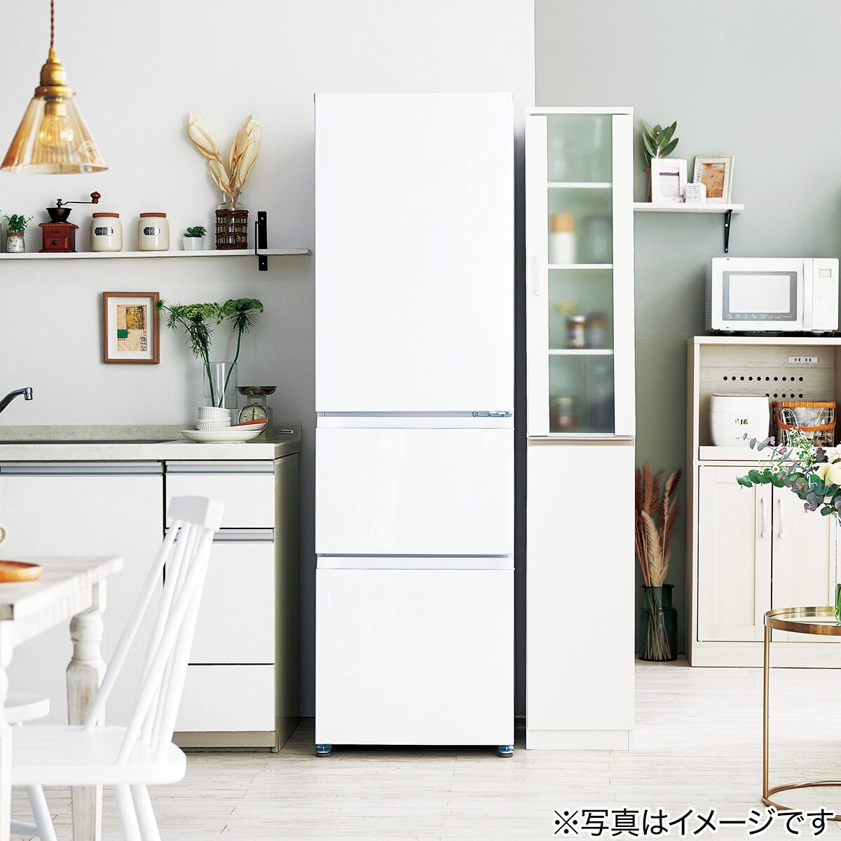 生活家電 冷蔵庫 335L ノンフロン冷凍冷蔵庫(JR-CV34A ホワイト)