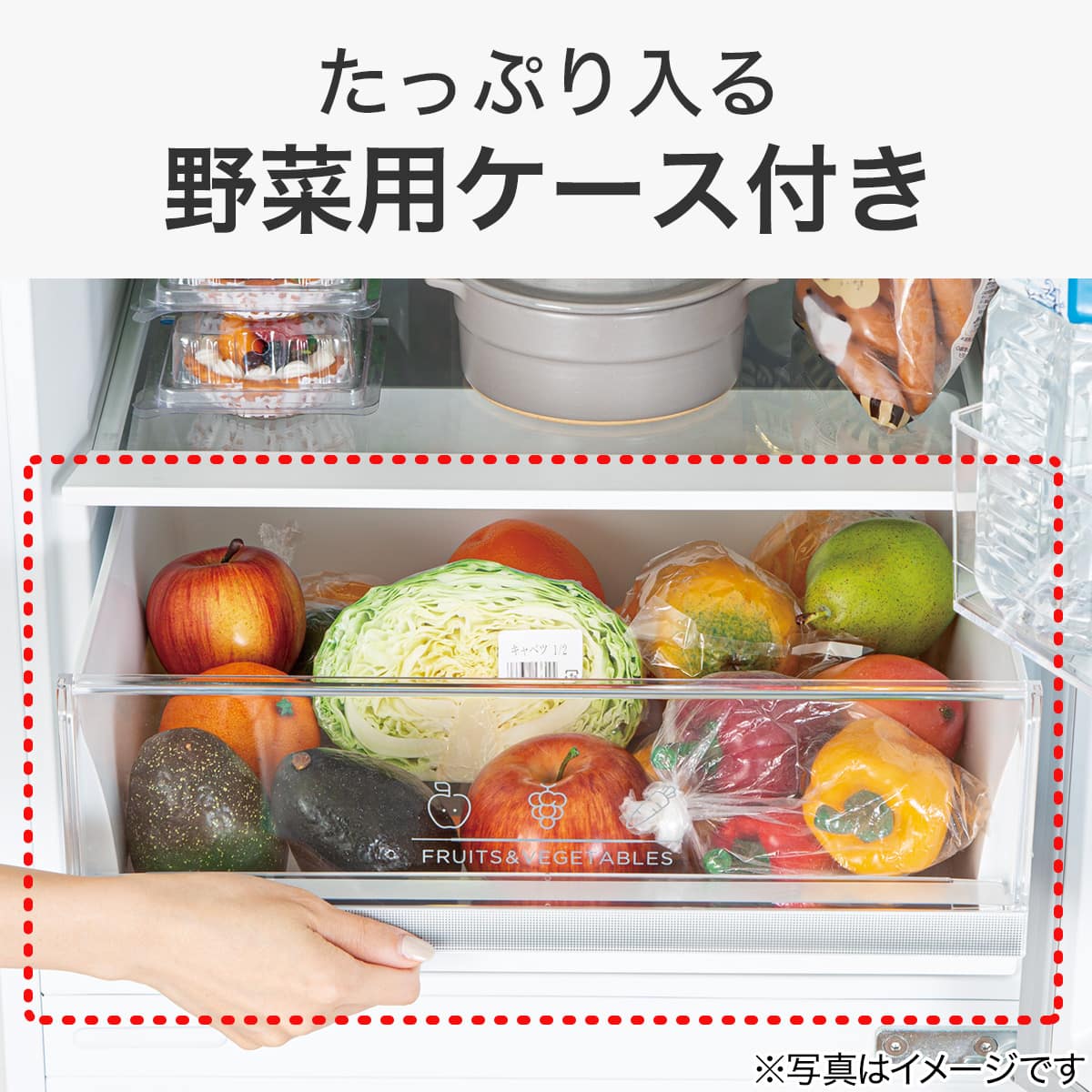 274L 2ドアファン式冷蔵庫 BK(NR-274L)(リサイクル回収なし) | ニトリ