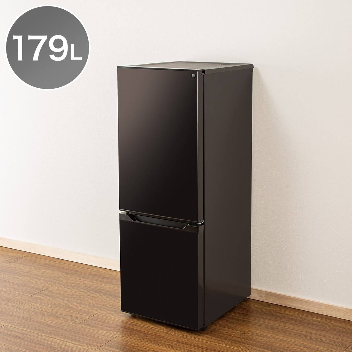 179L 2ドア霜取り不要冷凍冷蔵庫(NR-179DR ブラック)(リサイクル回収