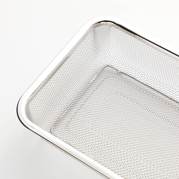 お料理はかどる脚付き角ザル(1/2サイズ) 3枚目画像