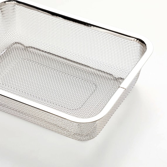 お料理はかどる脚付き角ザル(1/2サイズ) 4枚目画像