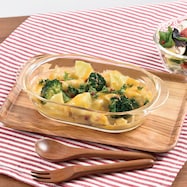 耐熱ガラス製グラタン皿