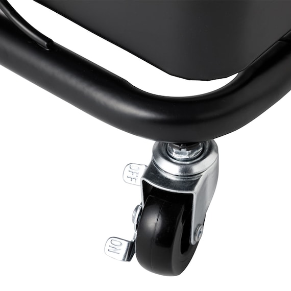 3段とも高さ調節ができるキッチンワゴン (ブラック)【スチールワゴン トロリ3】 13枚目画像