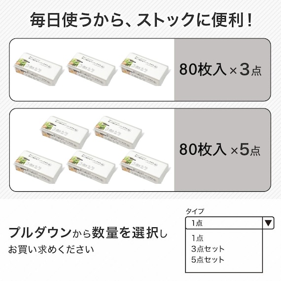 洗って使えるペーパータオル(80枚入) 7枚目画像