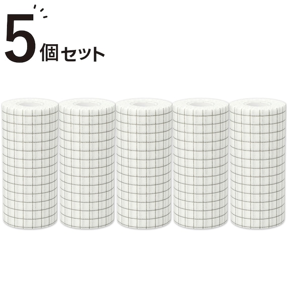 抗菌 カット式台ふきん 5個セット(グレー 42カット×5 ) 1枚目画像