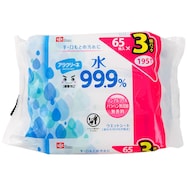 水99.9%ウエットシート(65枚×3個パック)