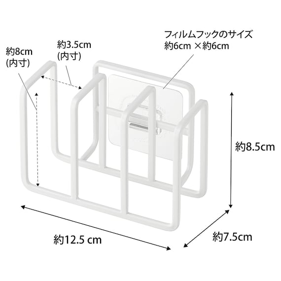 フィルムフック スポンジホルダー(3連) 3枚目画像