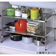 シンク下ステンレス棚(PLATE40)