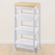 ウッドテーブルワゴン