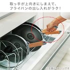 伸縮ざるボウルフライパンスタンド 幅46~86cm(ZF-860) 4枚目画像