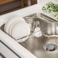 スライド水切りバスケット 深型ワイド