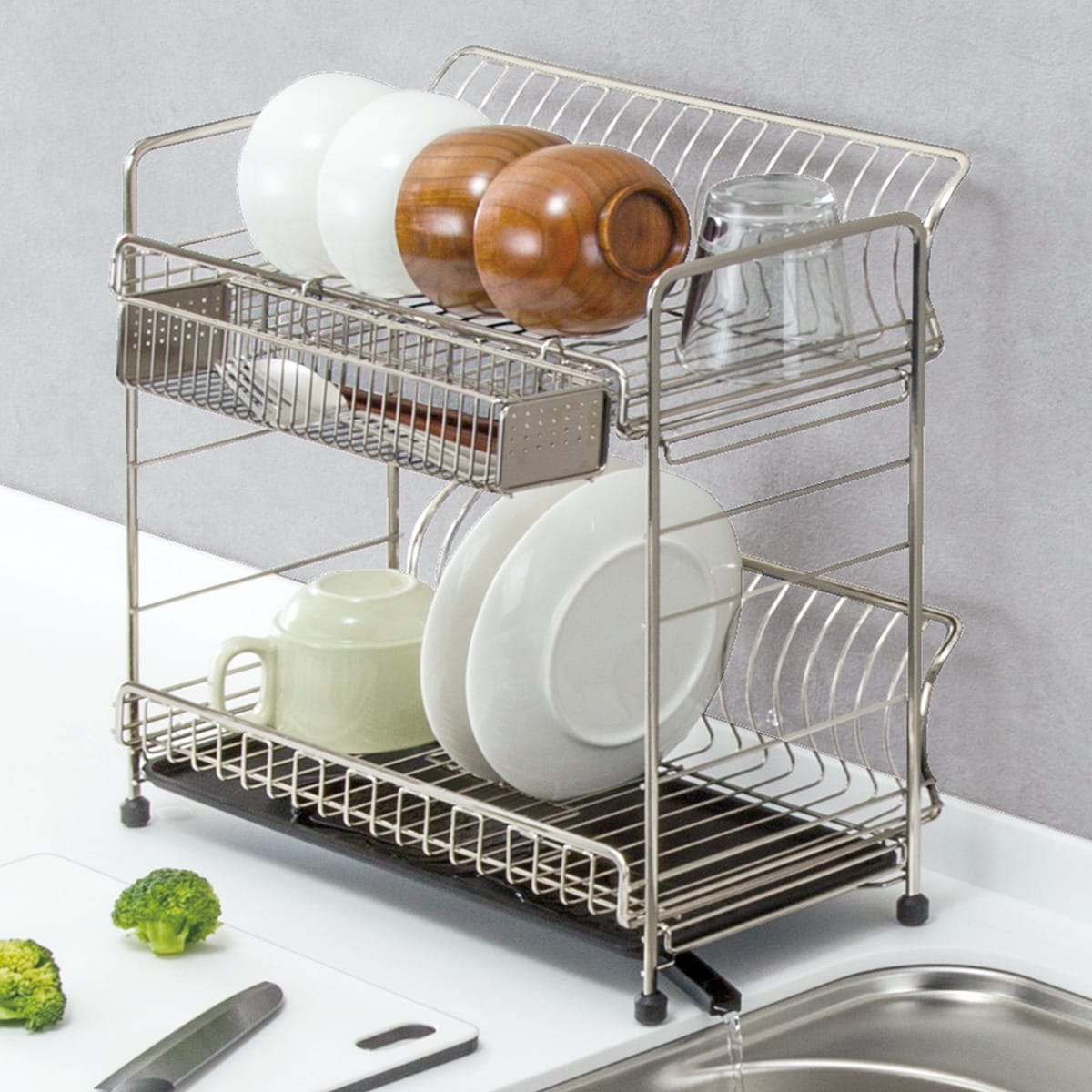 水切りラック2段スリム Mc2 2s 通販 ニトリネット 公式 家具 インテリア通販 水切りラック2段スリム Mc2 2s 通販 ニトリネット 公式 家具 インテリア通販