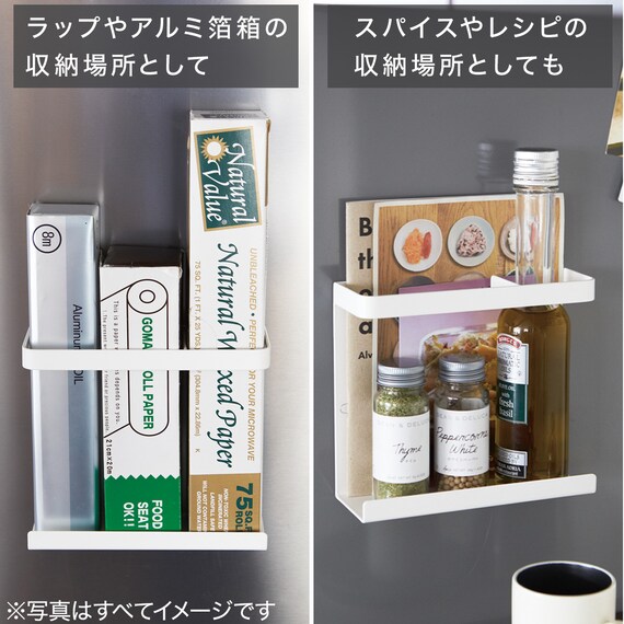 マグネットラップホルダー すべり止め付き(FLAT2 ホワイト) 4枚目画像