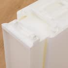 中身が隠せる スリムストッカー 4段(マルチ分割) 9枚目画像