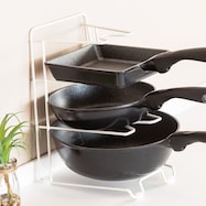 たて・よこ置けるフライパンスタンド