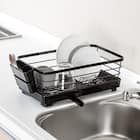 水切りWコート(1段スリム FW-1S ブラック) 1枚目画像